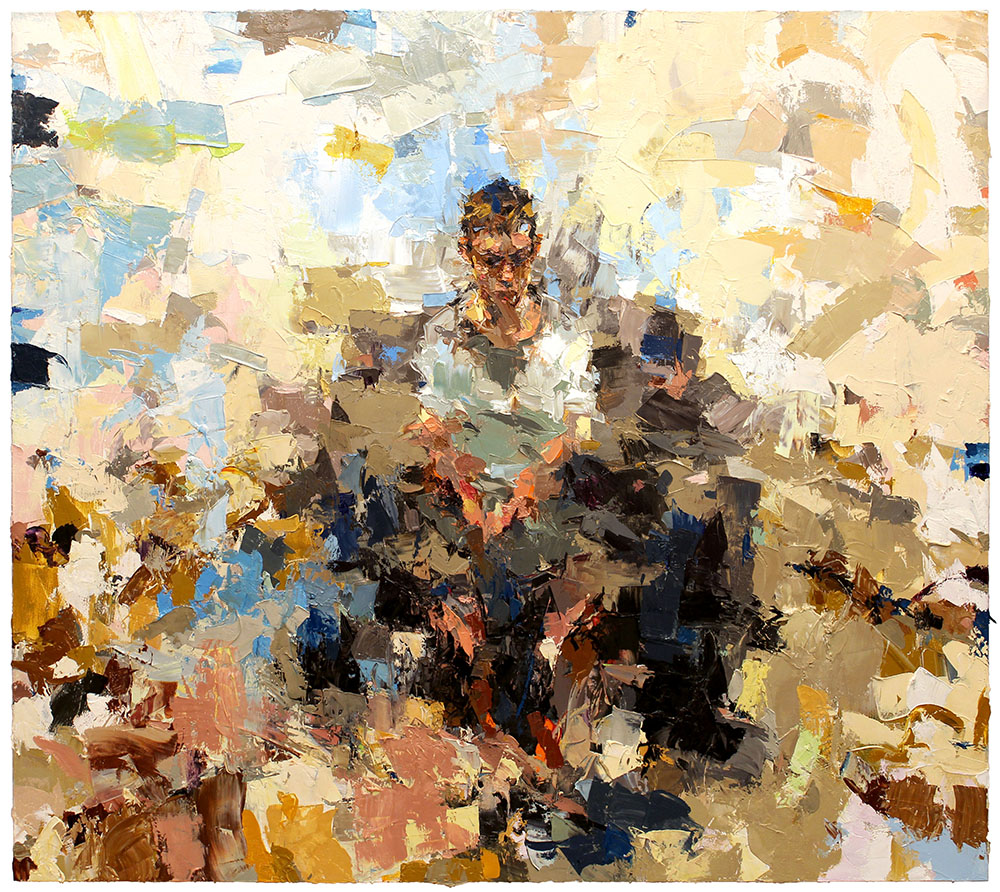 Joshua Meyer, Thruways, oil on board