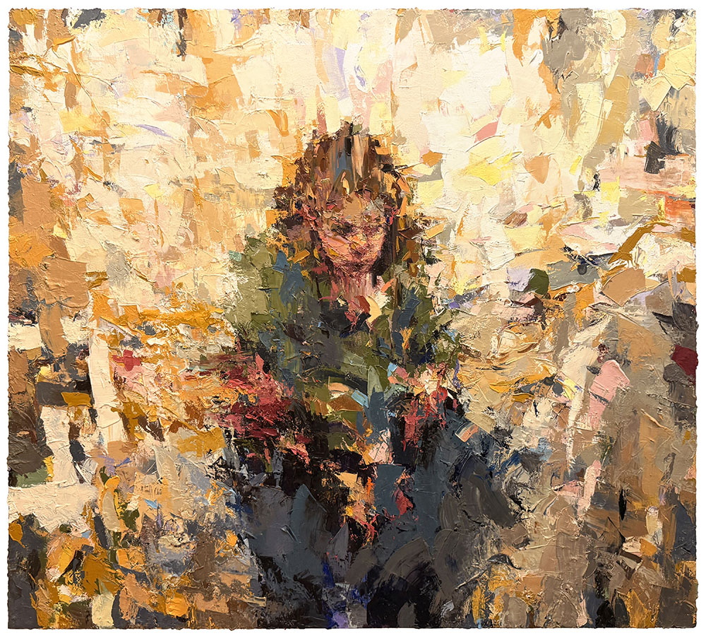 Picnic in the rain, 36x40, 2025